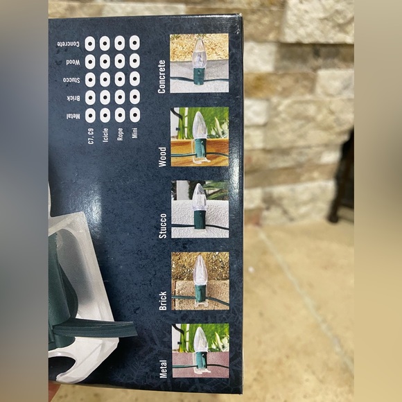 Home Accents 15 Pack Commercial Grade "Anywhere" Sticky light Clips Outdoor Use - Picture 2 of 5